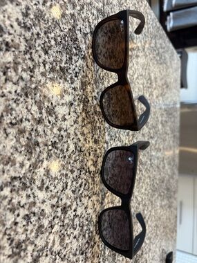 Ray-Ban Matte Black and Tortoise Square Sunglasses Justin Frame